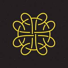 A simple sign from the lines