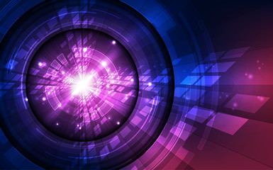 Abstract vector digital technology concept. background illustration