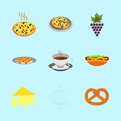 icons about Food with delicious, cooking, grape, vine and lunch