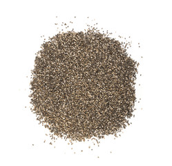 Chia Seeds Isolated