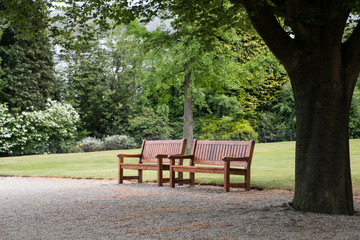 Benches, Park, Relaxing