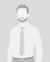 Default placeholder businessman half-length portr