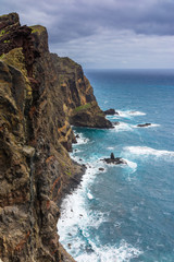Fototapeta na wymiar Ponta de Sao Lourenco in Madeira island, Portugal