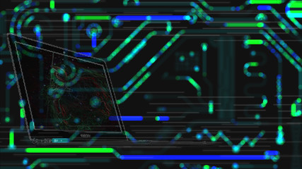 Technology and digital communications development. IOT - internet of things concept.