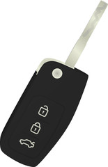 Car key. vector illustration