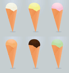 Ice cream. vector illustration