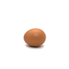 Egg isolated on white background