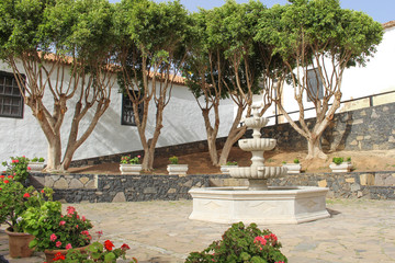 Fountain near Santa Maria de Betancuria Fuerteventura Kanaren island Spain
