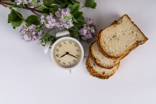 Bread and clock