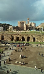  Temple of Venus and Roma; historic site; sky; archaeological site; tourist attraction