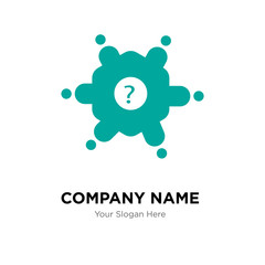 roundtable company logo design template, colorful vector icon for your business, brand sign and symbol