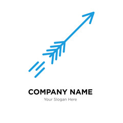 Arrow company logo design template, colorful vector icon for your business, brand sign and symbol