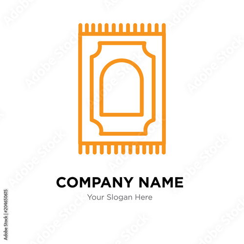Praying Mat Company Logo Design Template Colorful Vector Icon For Praying Mat Company Logo Design Template Colorful Vector Icon For Your Business Brand Sign