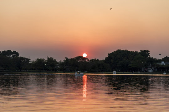 Susnset At Rama9 Park