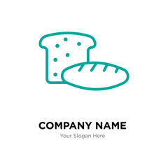 bakery company logo design template, colorful vector icon for your business, brand sign and symbol