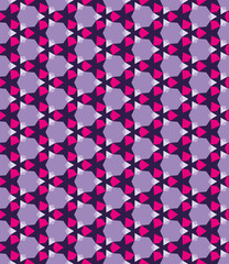 Ancient Geometric pattern in repeat. Fabric print. Seamless background, mosaic ornament, ethnic style. 