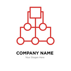Diagram company logo design template, colorful vector icon for your business, brand sign and symbol