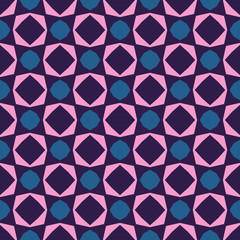 Ancient Geometric pattern in repeat. Fabric print. Seamless background, mosaic ornament, ethnic style. 