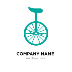 Unicycle company logo design template, colorful vector icon for your business, brand sign and symbol © Pro Vector Stock