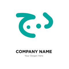 Algeria currency company logo design template, colorful vector icon for your business, brand sign and symbol