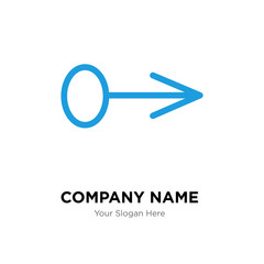 Drag company logo design template, colorful vector icon for your business, brand sign and symbol