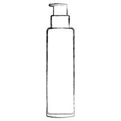 bottle plastic of beautiful product vector illustration design