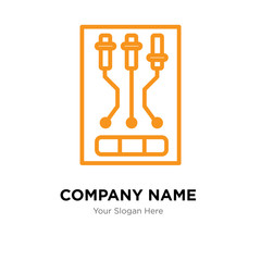  company logo design template, colorful vector icon for your business, brand sign and symbol