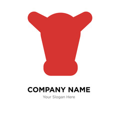 Beef company logo design template, colorful vector icon for your business, brand sign and symbol