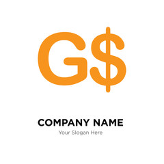 Guyana currency company logo design template, colorful vector icon for your business, brand sign and symbol