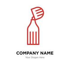 Fototapeta premium Marker company logo design template, colorful vector icon for your business, brand sign and symbol