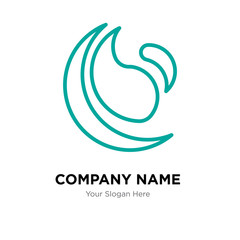 spa and fitness company logo design template, colorful vector icon for your business, brand sign and symbol