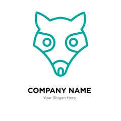 possum company logo design template, colorful vector icon for your business, brand sign and symbol