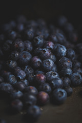 A pile of fresh blueberry