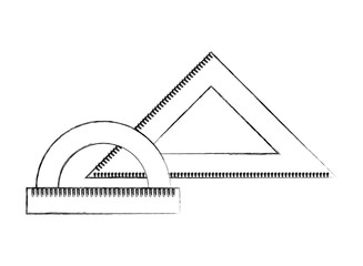 set rules to measure isolated icon vector illustration design