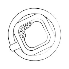 coffee cup drink icon vector illustration design