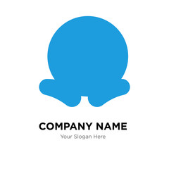 Shocked company logo design template, colorful vector icon for your business, brand sign and symbol