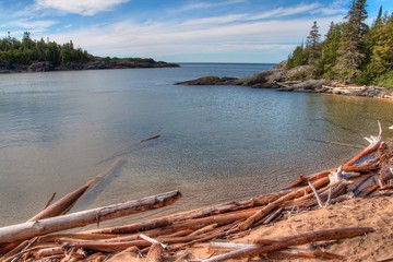 Fototapeta na wymiar Pukaskwa National Park is on the Shores of Lake Superior in Northern Ontario, Canada