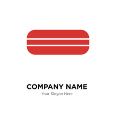 Moon pie company logo design template, colorful vector icon for your business, brand sign and symbol