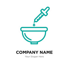 Relaxation bath company logo design template, colorful vector icon for your business, brand sign and symbol