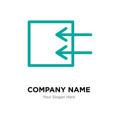 Import company logo design template, colorful vector icon for your business, brand sign and symbol