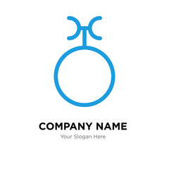 Antimony company logo design template, colorful vector icon for your business, brand sign and symbol