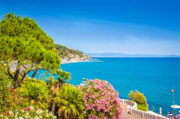 Tuinposter Beautiful coast of Savona, Liguria, Italy © Olena Zn