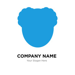 Clown company logo design template, colorful vector icon for your business, brand sign and symbol