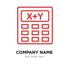 Blackboard company logo design template, colorful vector icon for your business, brand sign and symbol