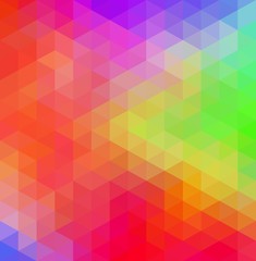 Geometric pattern with multicolored triangles. Triangular abstract background