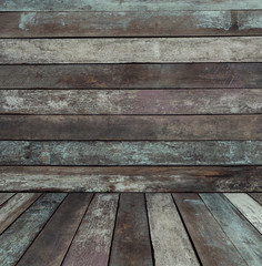 Old dark wood board texture background natural with pattern for interior design.