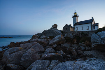 Fototapeta na wymiar Lighthouse De Pontusval - .Phare De Pontusval