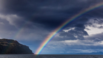 Rainbow in the Strait of Magellan