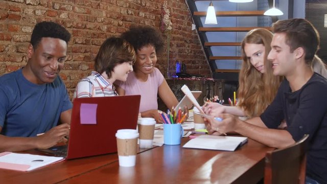 Business professional in coworking location