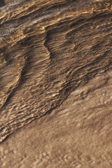 Water and sand abstract background